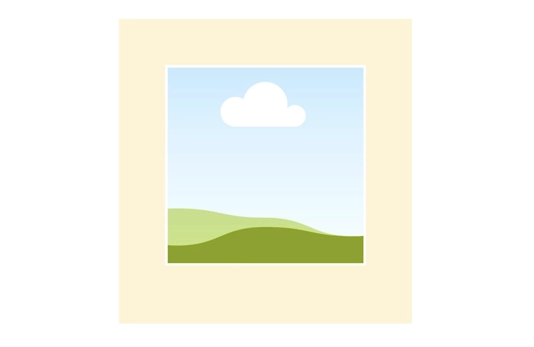 Positioning mount over artwork