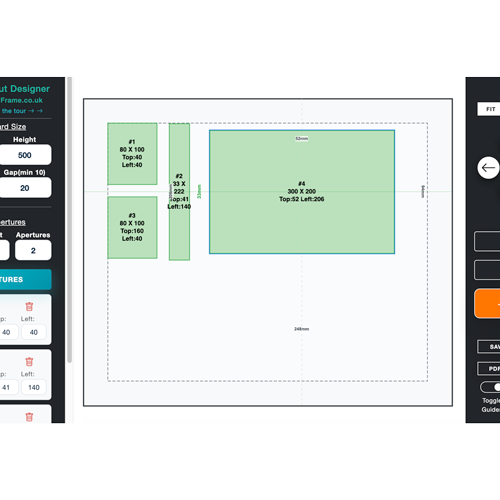multi frame with prints