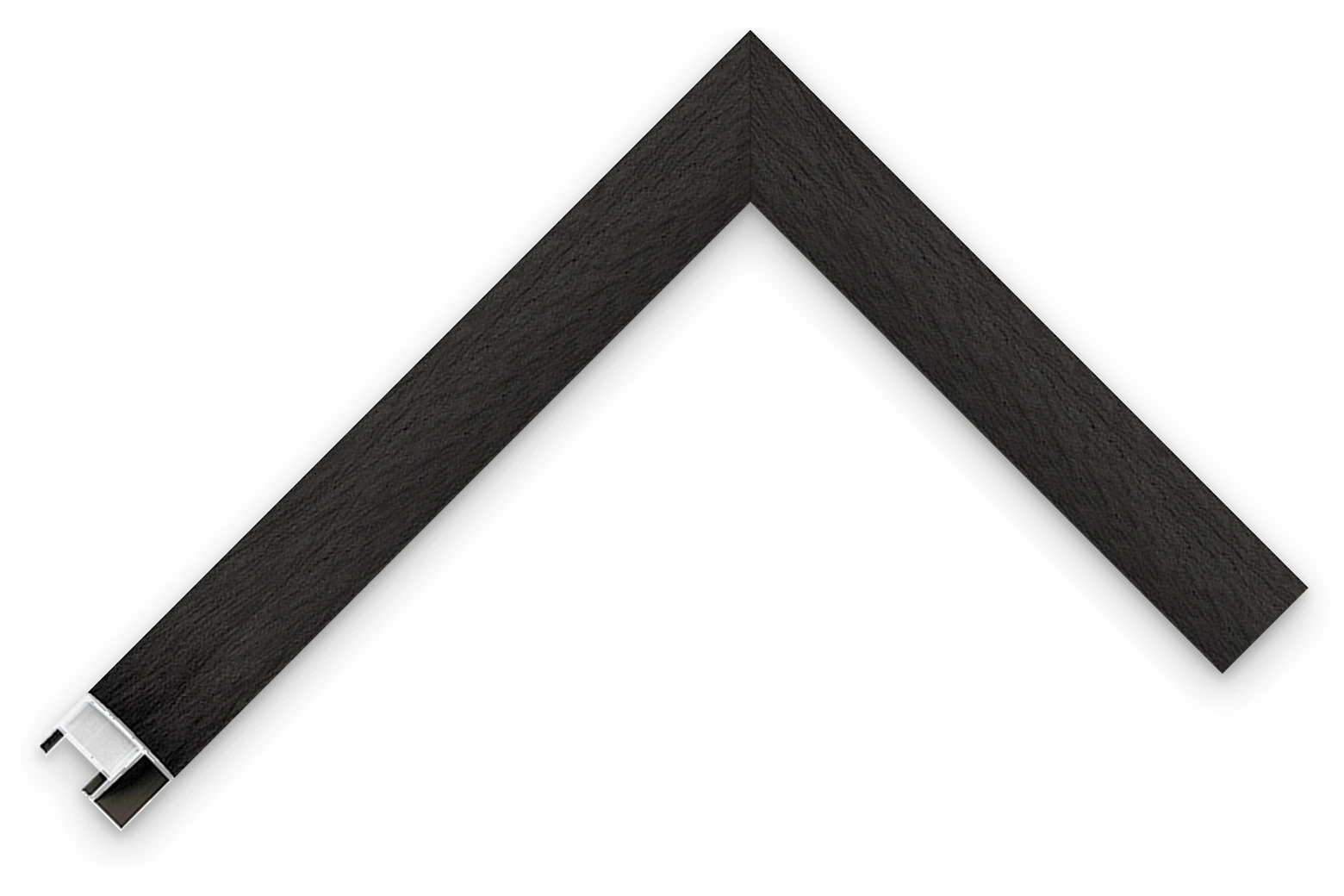 24mm Black Crossbrush picture frame
