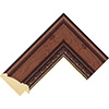 65mm Light Walnut & Gold Stain