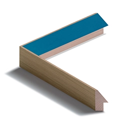 16mm Blue/Oak Bevel