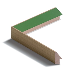 16mm Green/Oak Bevel