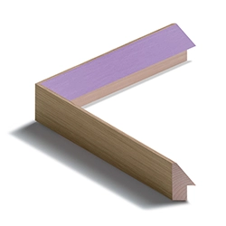 16mm Purple/Oak Bevel