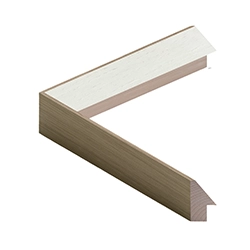16mm White/Oak Bevel