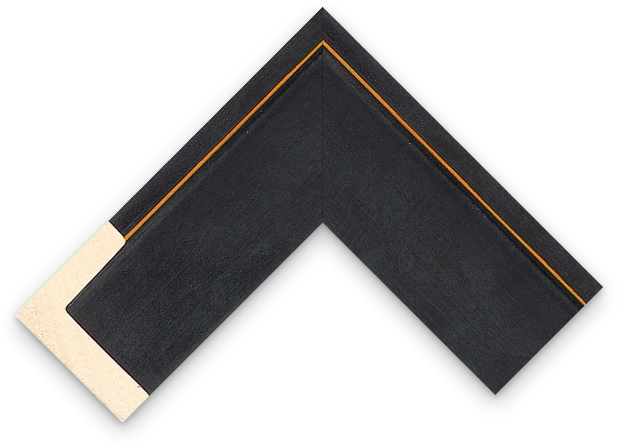 8mm Black/Orange floater frame