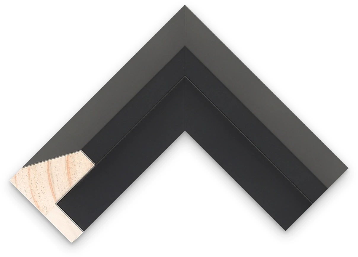 38mm Black Paint floater frame