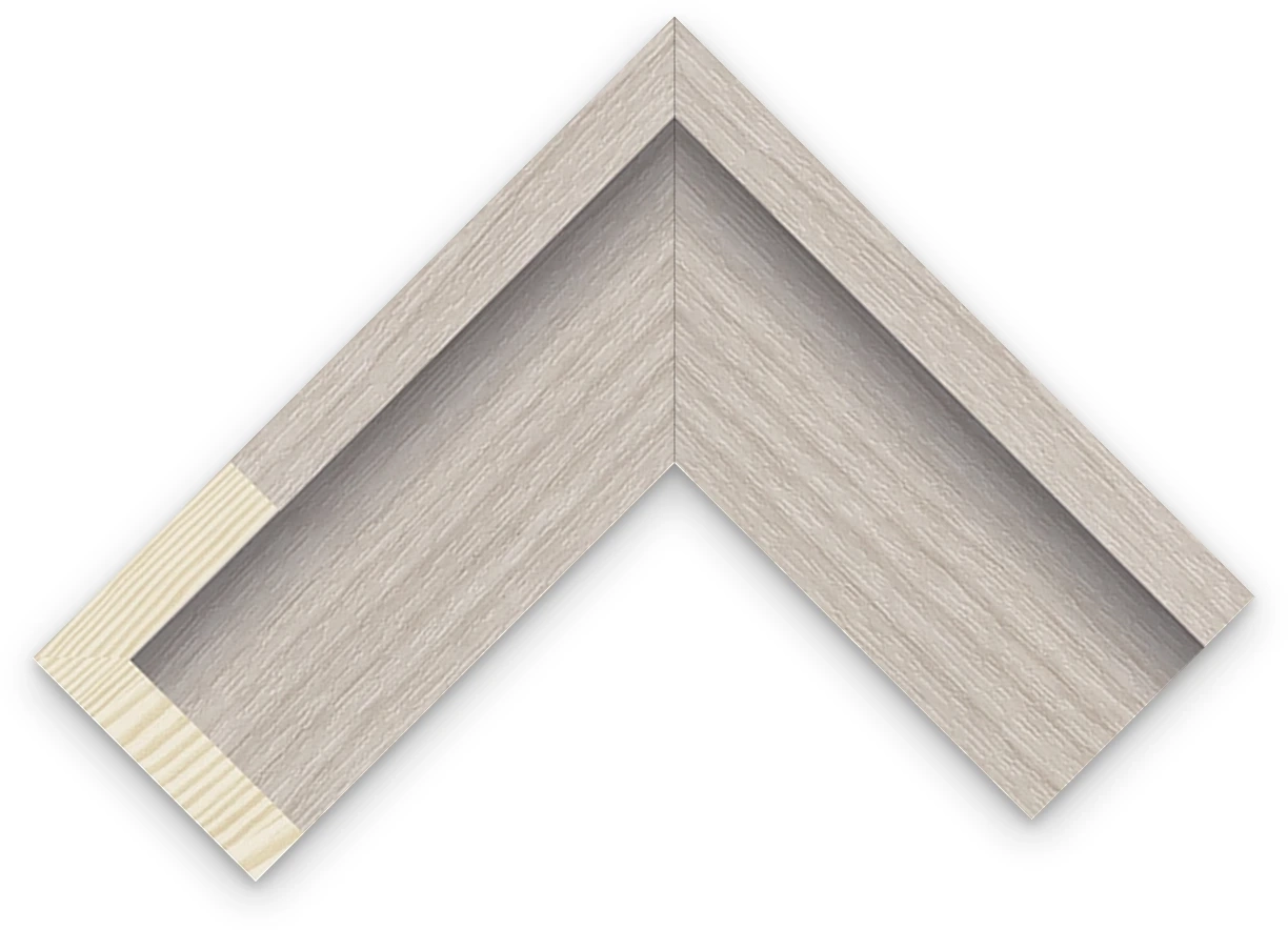 9mm Nordic White Oak floater frame