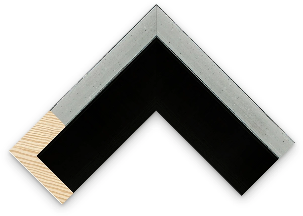 15mm Silver/Black floater frame