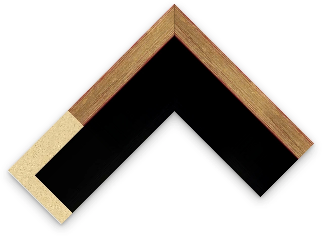 15mm Gold/Black(Deep) floater frame