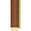 44mm Walnut & Gold Stain