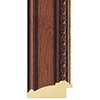 65mm Light Walnut & Gold Stain