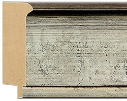 65mm Silver Leaf picture frame