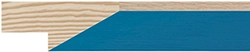 16mm Blue/Oak Bevel picture frame