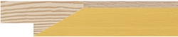 16mm Yellow/Oak Bevel picture frame