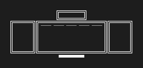 5 Medal Mount and two Photo with Title box and Top Aperture