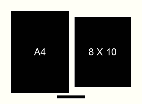 A4 Certificate and 10 X 8 inch Photo with Title Box