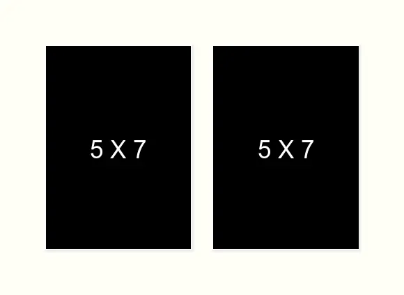 5 X 7 inch Photos X 2