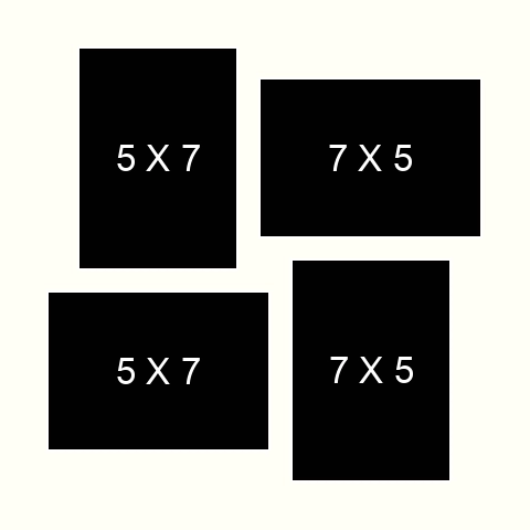 5 X 7 inch Photos X 4
