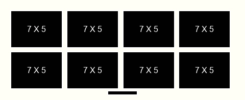 7 X 5 inch Photos X 8