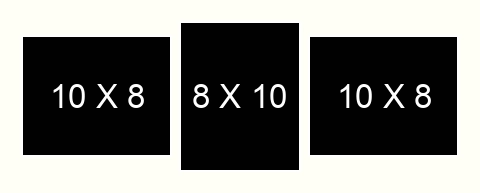 8 X 10 inch Photos X 3