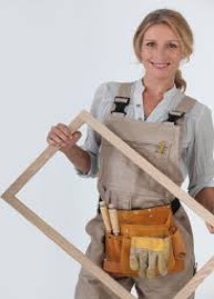 Woman Picture Framer