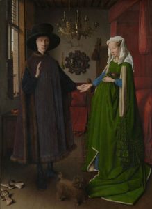 The Anolfini Wedding by Jan Van Eyck