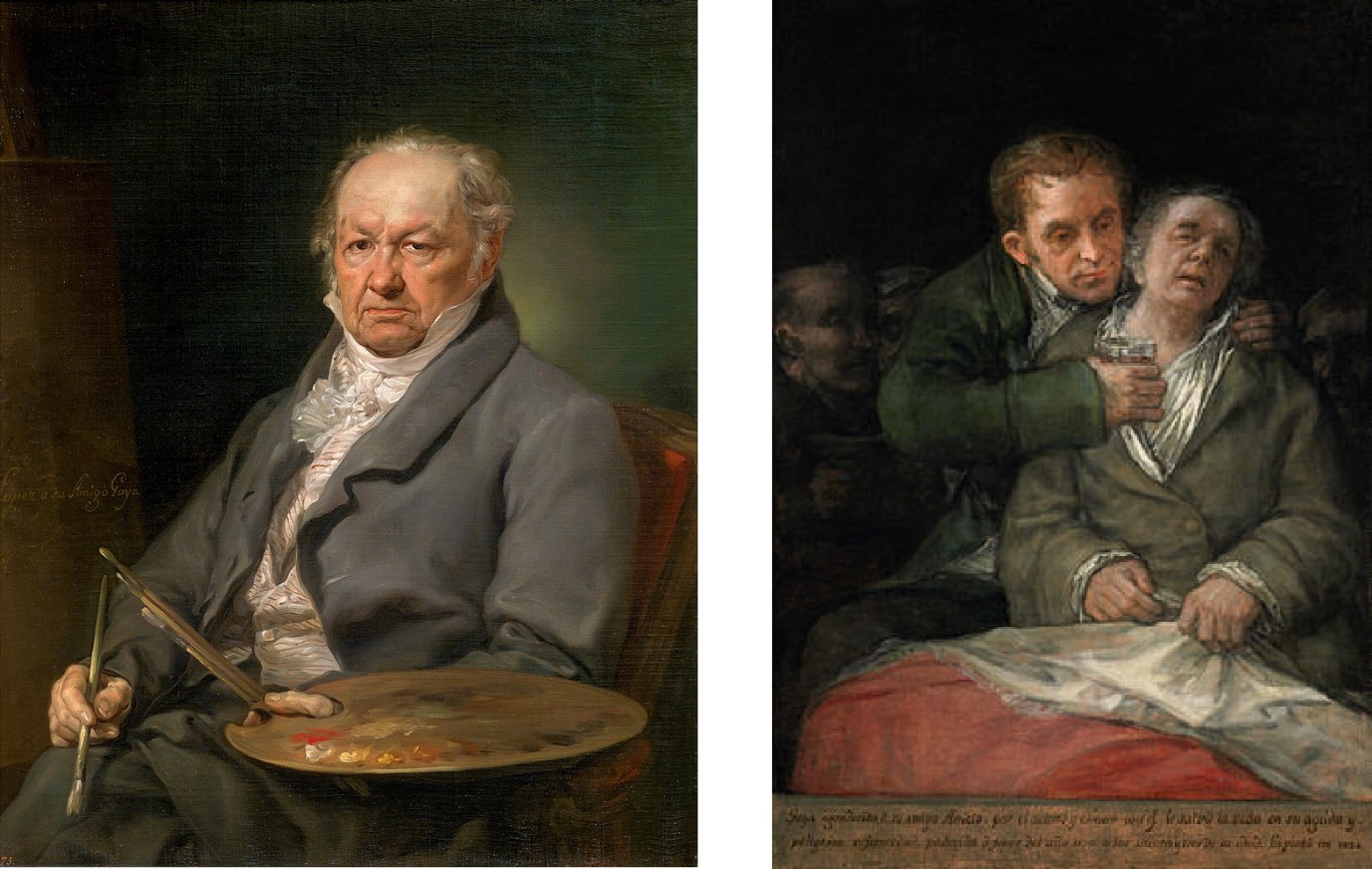 Vicente L�pez Porta�a portrait of Goya