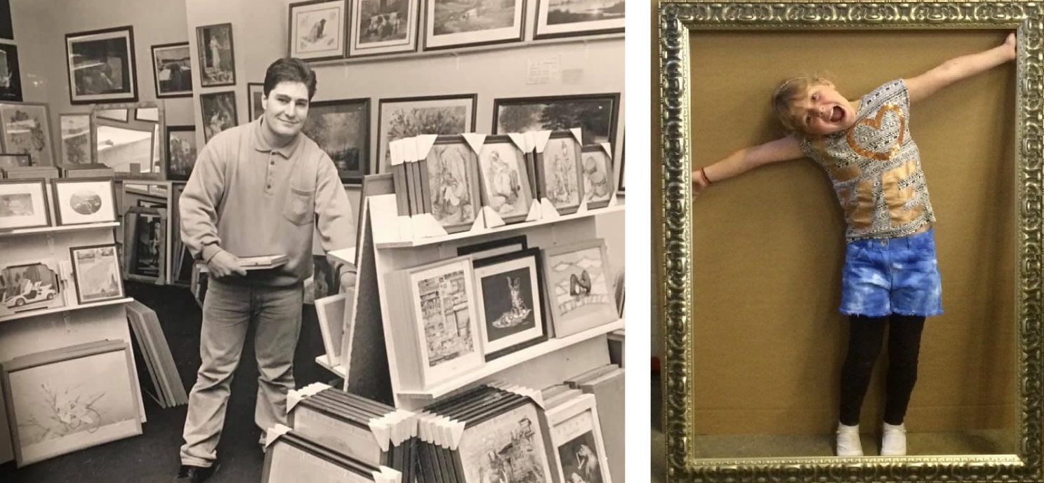 Nick Zanna in Kettering shop many years ago