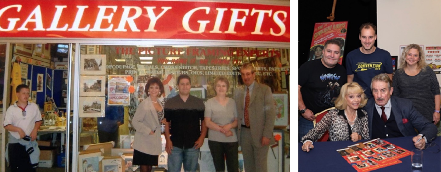 Boyice and Marlene at Easyframe Luton