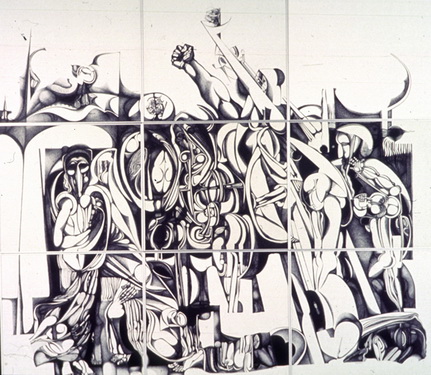 Ibrahim el-Salahi�s �The Inevitable� (1985).
