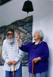 The artists Iri and Toshi Maruki.