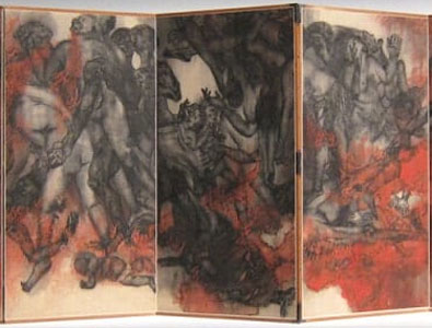 A detail from Iri and Toshi Maruki�s �Fire� (1950).