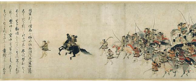 Above: The closing sequence of �Night Attack on the Sanj� Palace�.