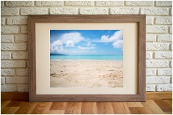 picture frame against wall