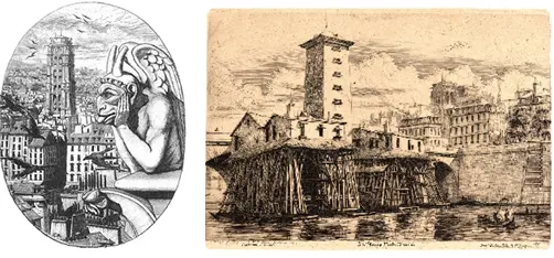 The French artist Charles M�ryon realised, as a kid, that being colour-blind might present an unassailable obstacle to being an artist. So he opted for a survival strategy that involved largely sticking to monochrome work, mostly etchings.
He is famous for his many views of Paris. And, actually, because his work was in that field it meant he could more easily knock out prints.
These prints have actually been good investments and compare favourably to those by Durer, Rembrandt and Whistler.
