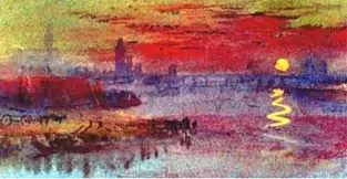 Apparently this work is said to demonstrate Turner�s colour-blindness. Since I have the same affliction then I have no idea what�s odd about it.