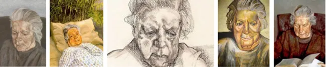 Lucian Freud generated scores of portraits of his mum Lucie, who apparently sat for thousands of hours during which her son generated what were largely unflattering representations of her.
