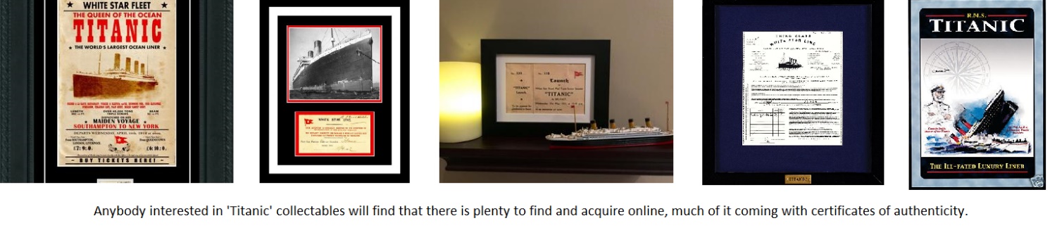 Titanic Collectibles