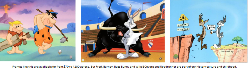 Collectible cartoon art