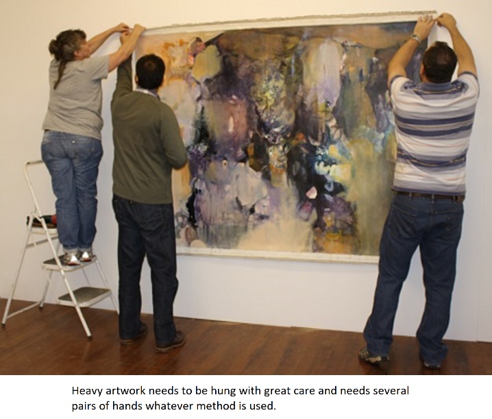 Hanging Heavy Artwork