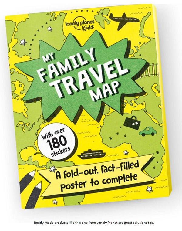 Family Travels Map