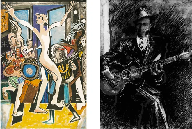 
On the left here is �Abstract Stones 3�, which had a limited-edition run of unframed prints. So there were just 150 of this variant, all signed individually by Ron Wood. And a snip at �995 if you got one. On the right is a Robert Johnson print, one of 50 and again individually signed by the artist. Once more unframed. But just �350. Johnson was an American blues singer, songwriter and musician.
