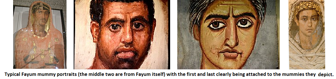 Fayum mummy portraits
