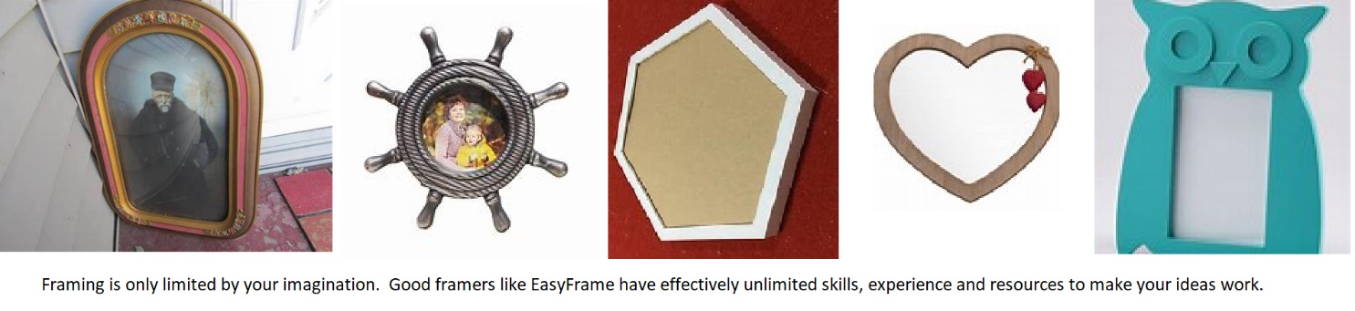 shaped picture frames