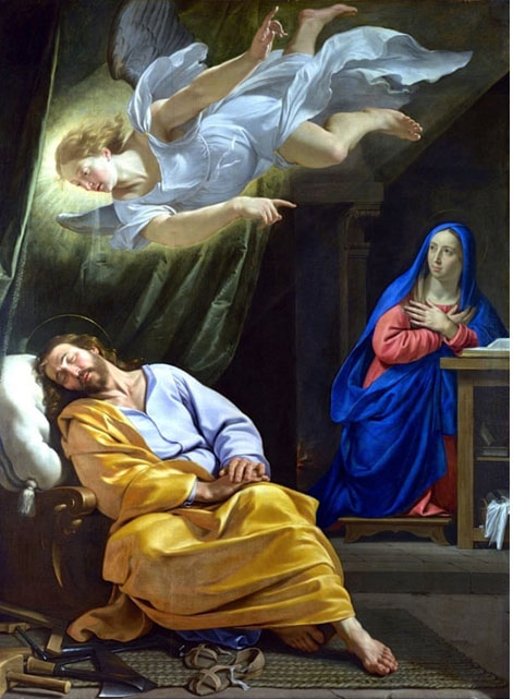 
Philippe de Champaigne�s �The Dream of St. Joseph�
