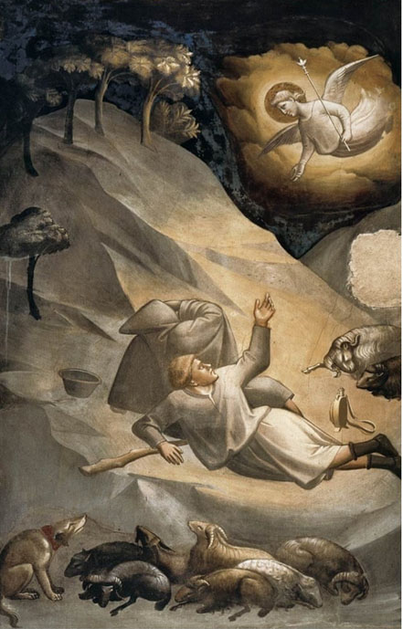 Taddeo Gaddi�s �Annunciation to the Shepherds�