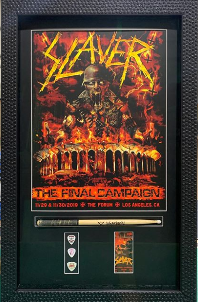 framed drum sticks