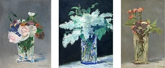 From left to right are �Le Printemps (Spring)�, which fetched a record for an original work by the artist, �Jeanne� (an etching) and �The Execution of Maximillian� (a lithograph depicting the death at the hands of a firing-squad of the short-lived 2nd Mexican Empire. Manet was an accomplished printmaker so etchings and lithographs would have been useful revenue-generators and a way to distribute affordable art amongst the masses. 