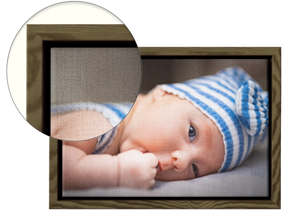 Framed canvas picture