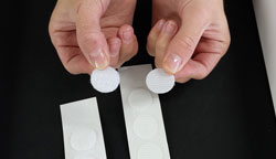 Canvas Framing in a Floater Frame step 1